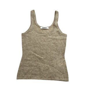 Venroy Cashmere Tank in Sand
